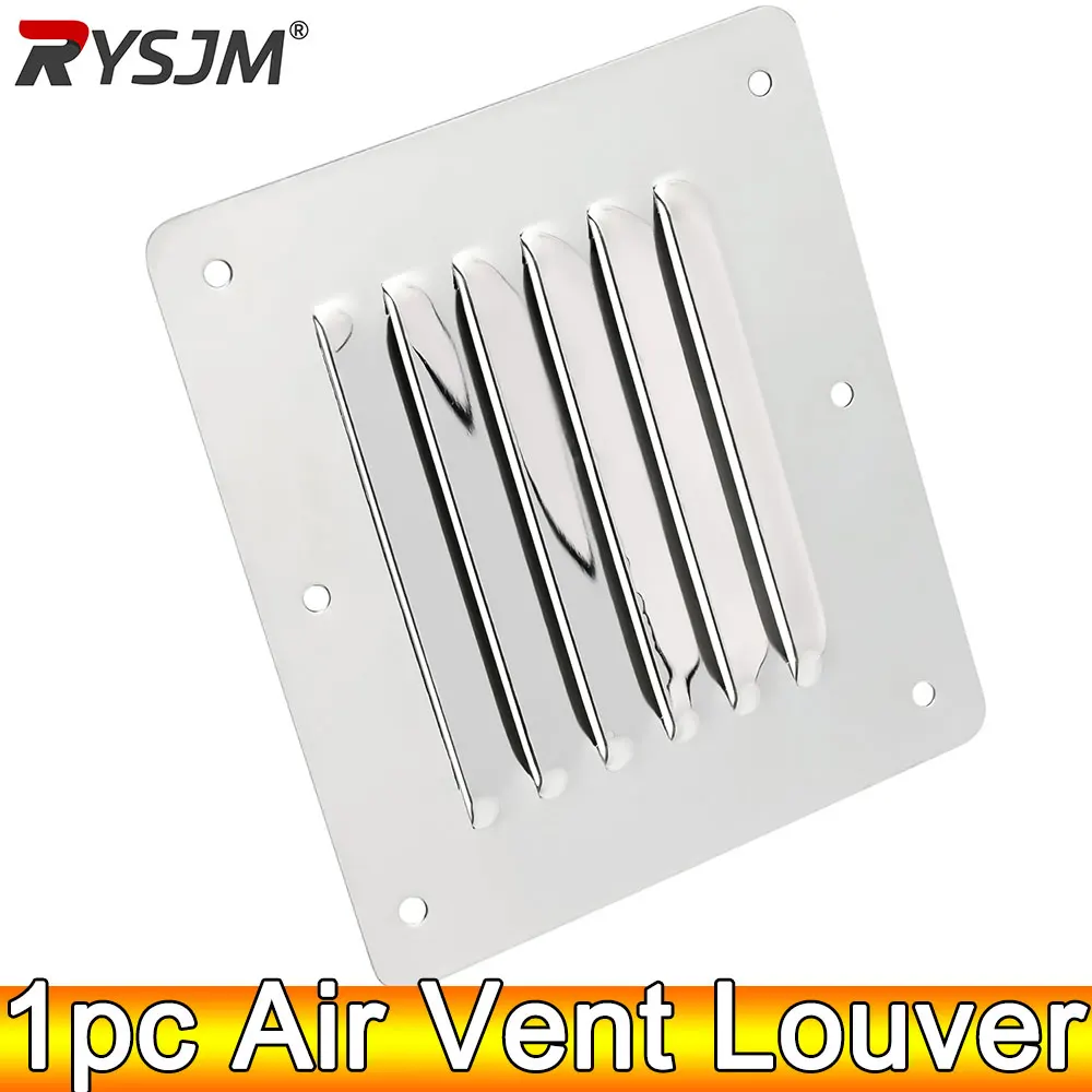 AD acier inoxydable matriel marin carr vent persienne bateau Marine Grille de Ventilation persienne ventilateur gril couverture