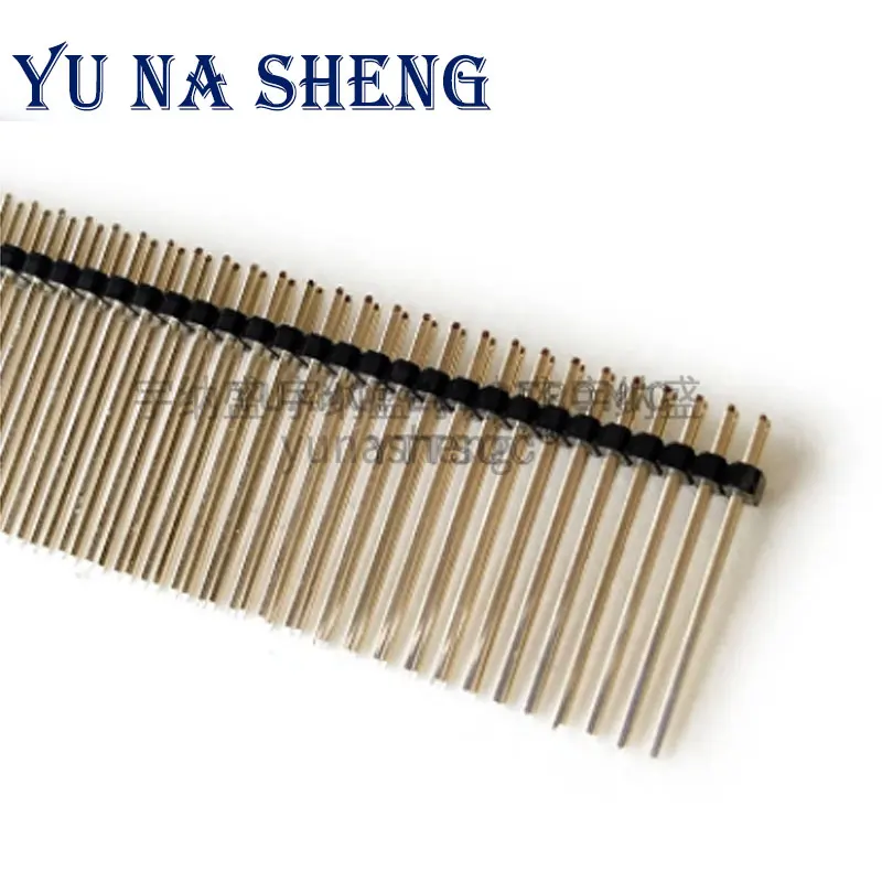 1.27mm 1.27 Single Double Row Male 1X40P 2*50P Breakaway PCB Board Pin Header Long 11mm 12mm 14MM Connector Strip Pinheader