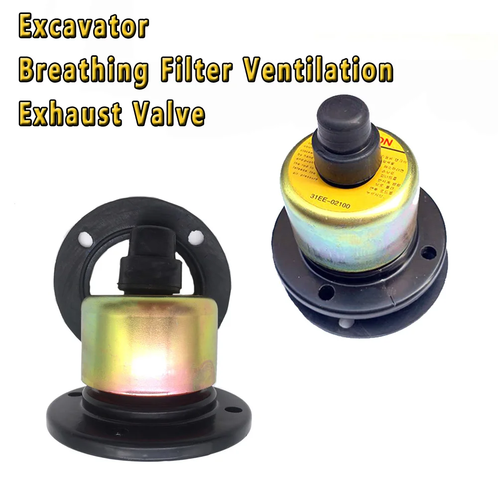 

Breathing Filter Ventilation Exhaust Valve Accessories 31EE-02100 For Hitachi Excavator Hydraulic Fuel Tank Cap Bleed Valve