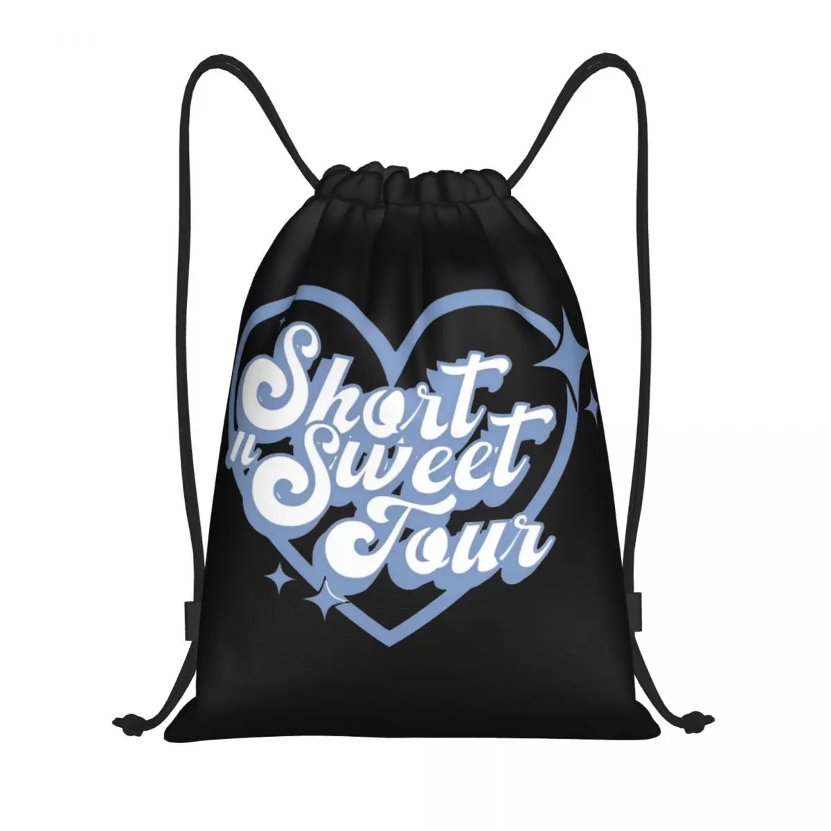 

Short N Sweet Tour Sabrina Carpenter Drawstring Backpack Gym Sports Sackpack String Bags for Exercise