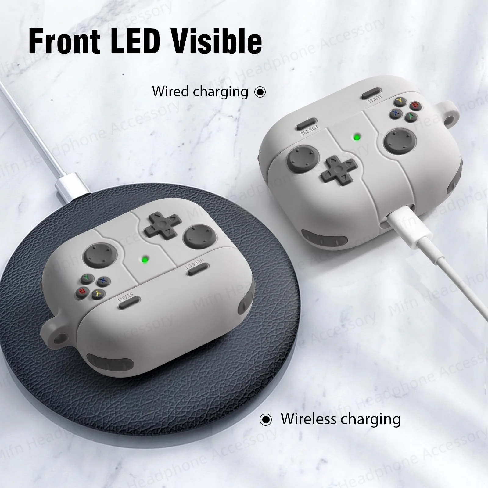 حافظة لأجهزة airpods 4th/airpods 3rd (2024/2021) مع سلسلة مفاتيح من السيليكون كارتونية مقاومة للصدمات لسماعات airpods pro 3 الجديدة لعام 2025