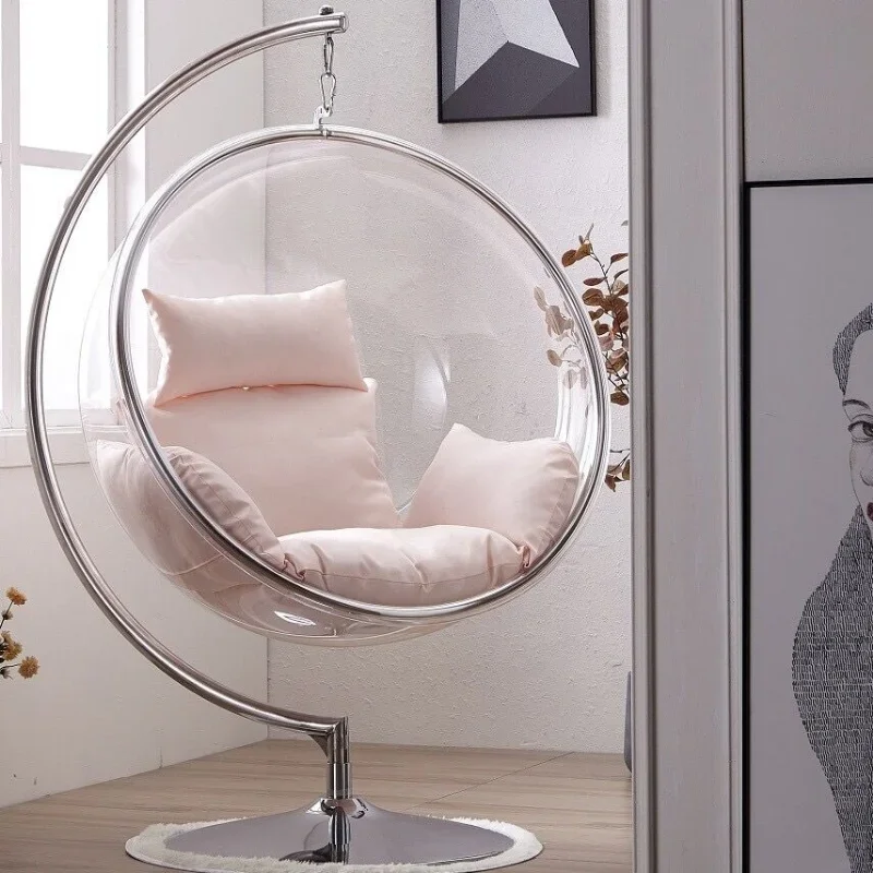 Bubble chair Transparent single cradle chair Indoor balcony Hanging basket chair Swing recliner Leisure recliner