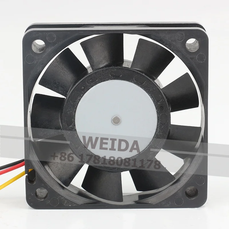 New Original 6015 Sanyo 6CM 109P0612H761 DC 12V 0.09A AC EC 60X60X15MM Three-wire Silent chassis Frequency Converter Cooling fan