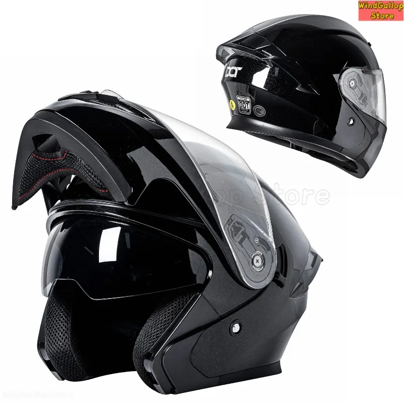 Motorcycle helmets Men women helmets Four seasons comfortable and breathable universal locomotive riding safety