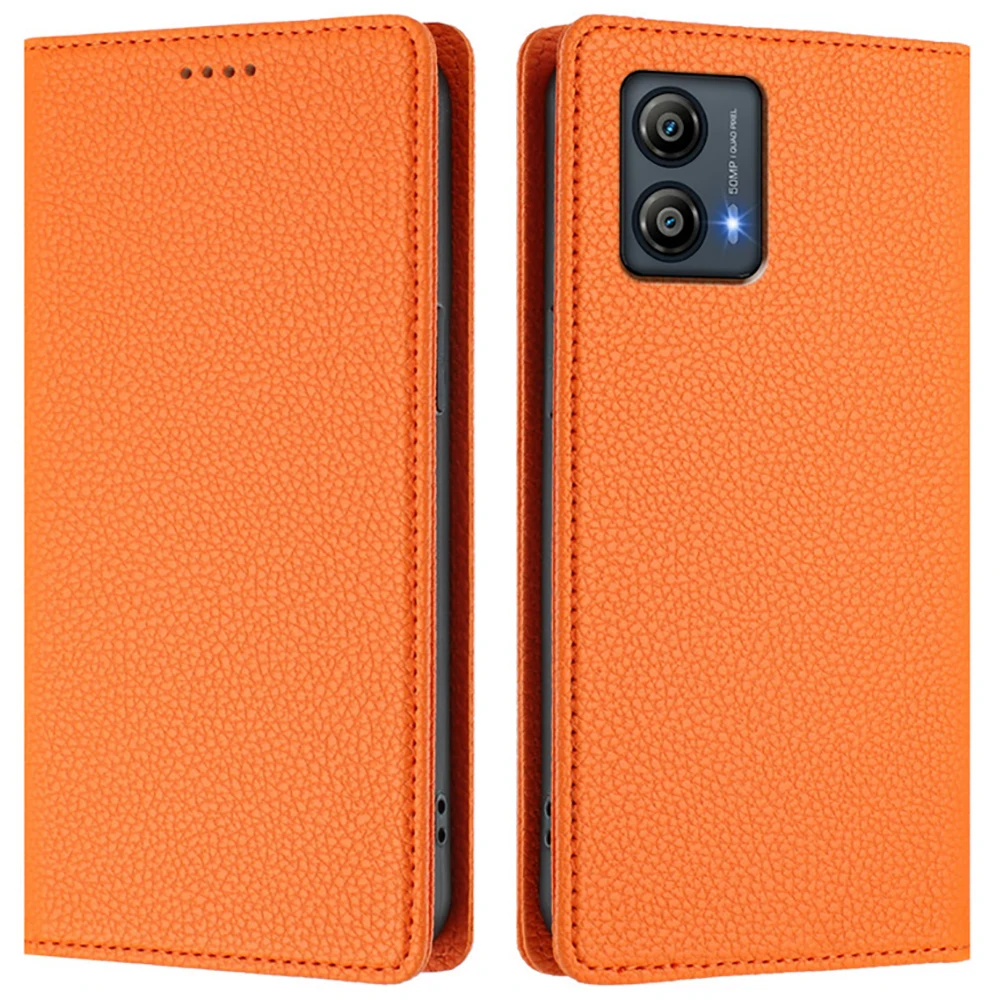 Para Motorola G54 Power 5G Funda de lujo Funda de cuero magnética con tapa para libro Moto G04 G04S G14 G34 G54 G64 G84 G13 G23 G53 G73 Funda