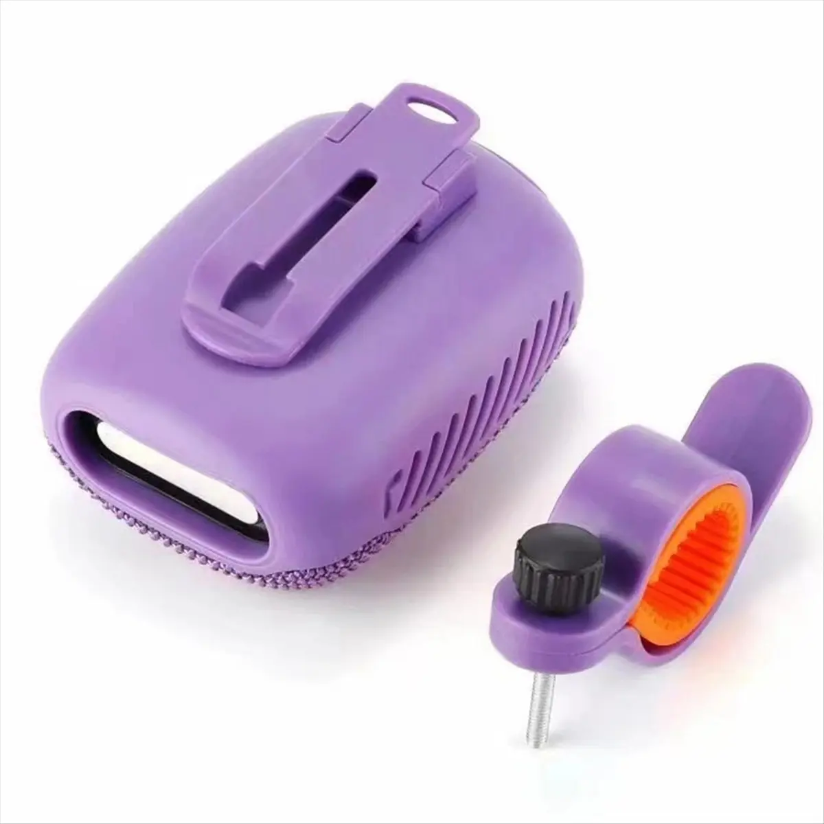 *N21R Outdoor Tragbarer Fahrrad-Reitlautsprecher Typ C USB wiederaufladbar wasserdicht Bluetooth-kompatibel für Roller Lila