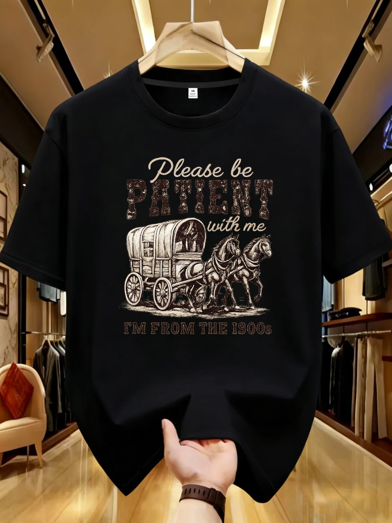 

【WDS01452】Art printing plus size women's round neck T-shirt summer casual street fashion women's Joker short sleeve T-shirt