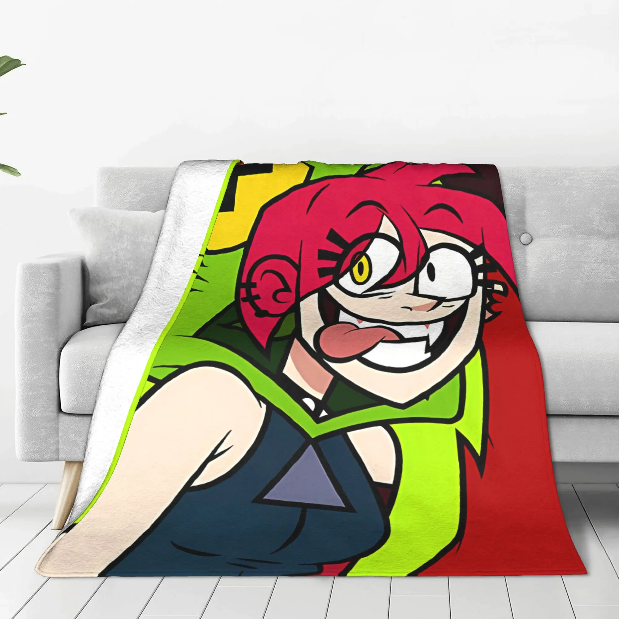 1PC Happy Demencia Villainous Home Room Decorations Winter Blankets For Adults Bedding Home Interior Sofa Knee