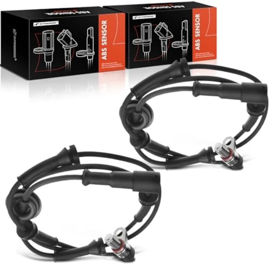 

Front Left and Right ABS Wheel Speed Sensor Compatible with Land Rover Models - Discovery 1999-2002 V8 4.0L 2003-2004 V8 4.6L -