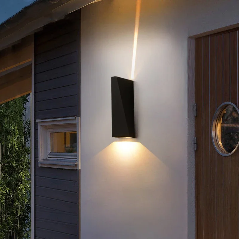 Modern LED Wall Light Outdoor Creative Design for Corridor Balcony Background Lighting
