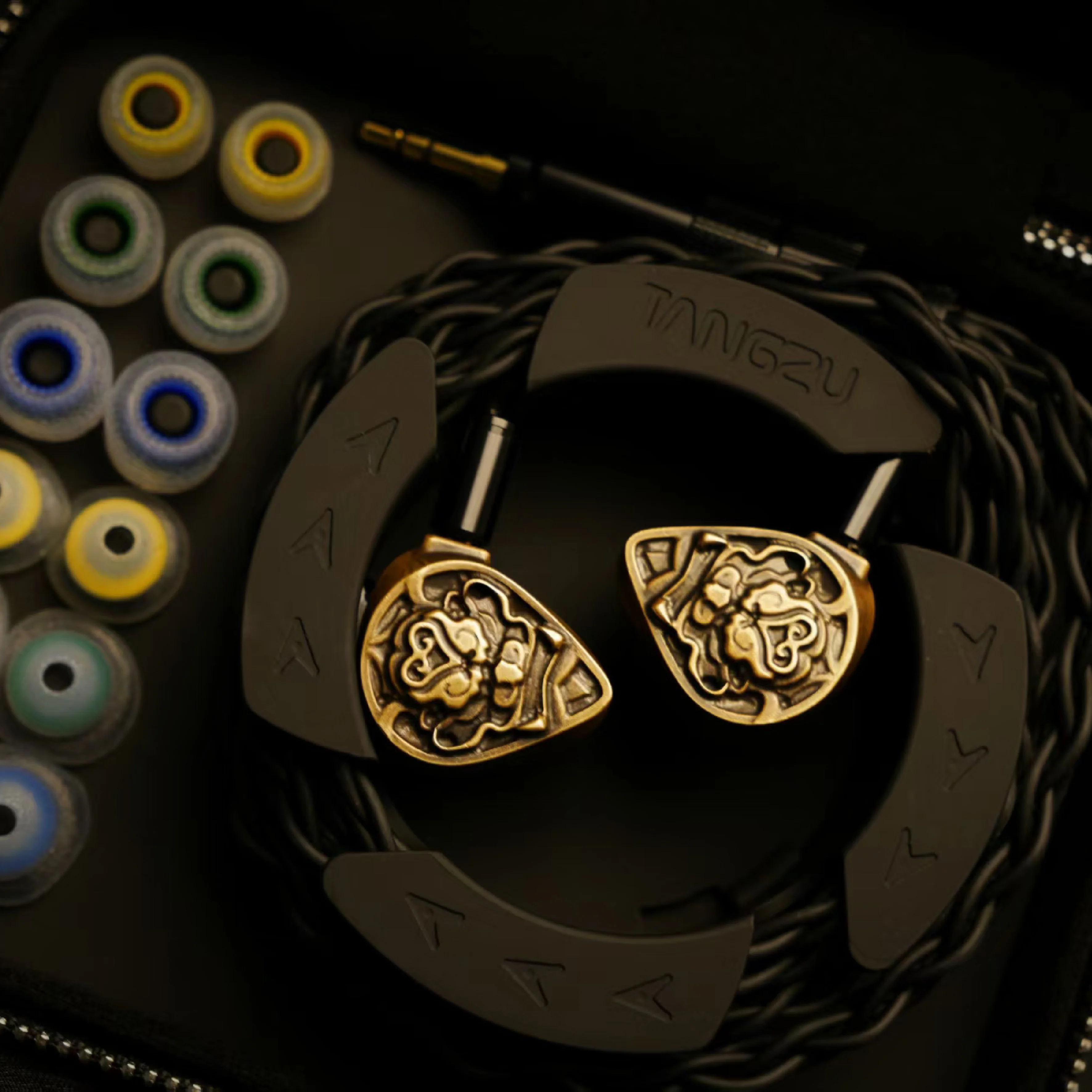TANGZU Xuan Wu Gate II 1DD+4BA+4EST Drivers Acoustic Flagship In Ear Earphones with High-purity Copper Interchangeable Cable - view 5