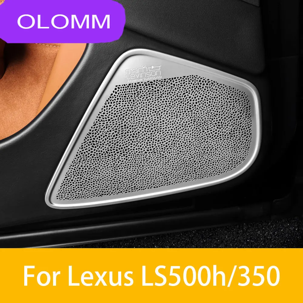 Fit For Lexus LS500h/350 2018-2024 Door Speaker Cover Sound Cover Paste Protective Cover Special for Retrofitting