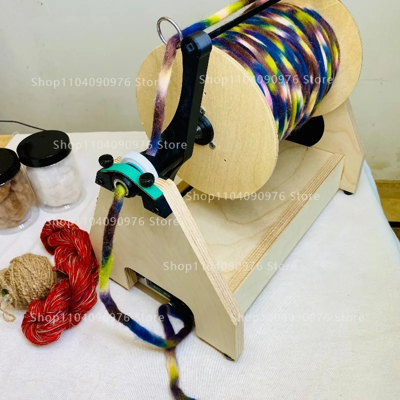 

Art spinning wheel electric spinning wheel oversized spinning machine can spin yak hair with digital display