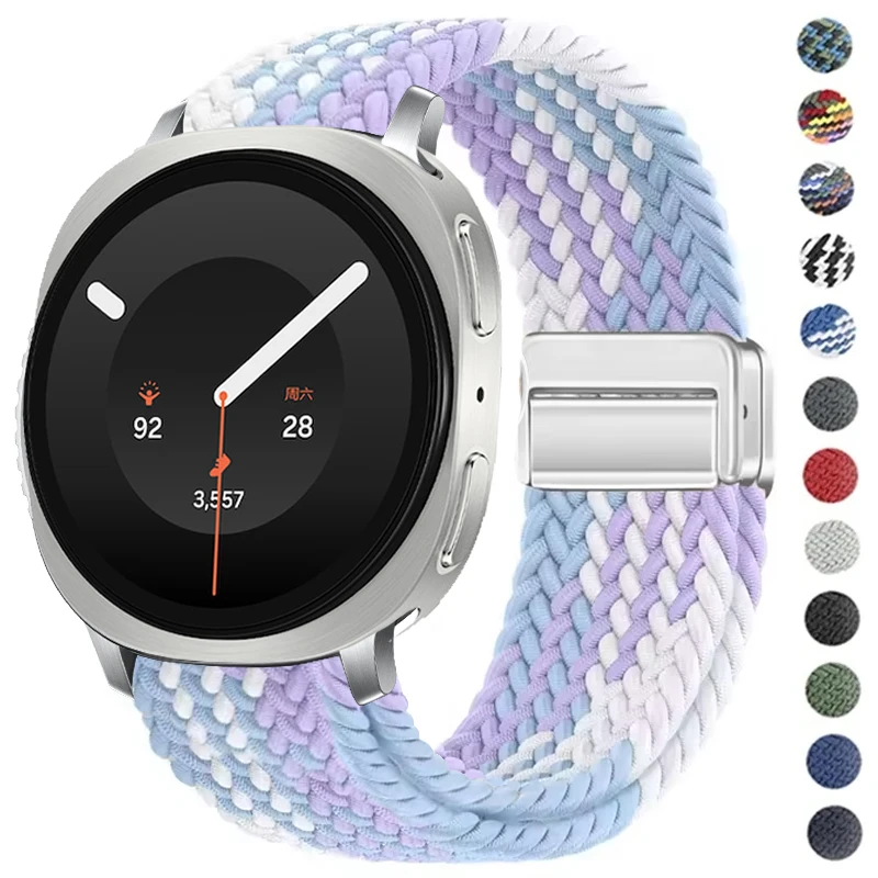Braided Solo Loop Bracelet For Samsung Galaxy Watch 9 8 40mm 44mm Magnetic Band For Galaxy 8Classic 46mm Nylon Loop Sports Strap