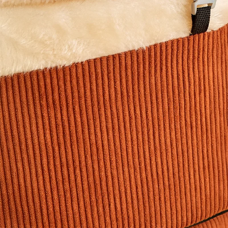 

Уютный дизайн Donaut, мебель для домашних животных, моющаяся кровать для кошек, съемный чехол, всесезонный полузакрытый диван-кровать для домашних животных с глубоким сном