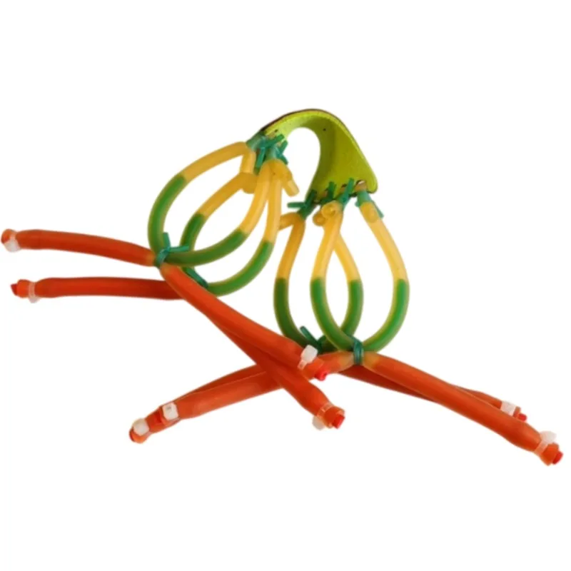 Enhanced Tubular Slingshot Latex Bands High Strength Elastic Tubes Wear Resistant Spare Parts for Outdoor Slingshot Shooting