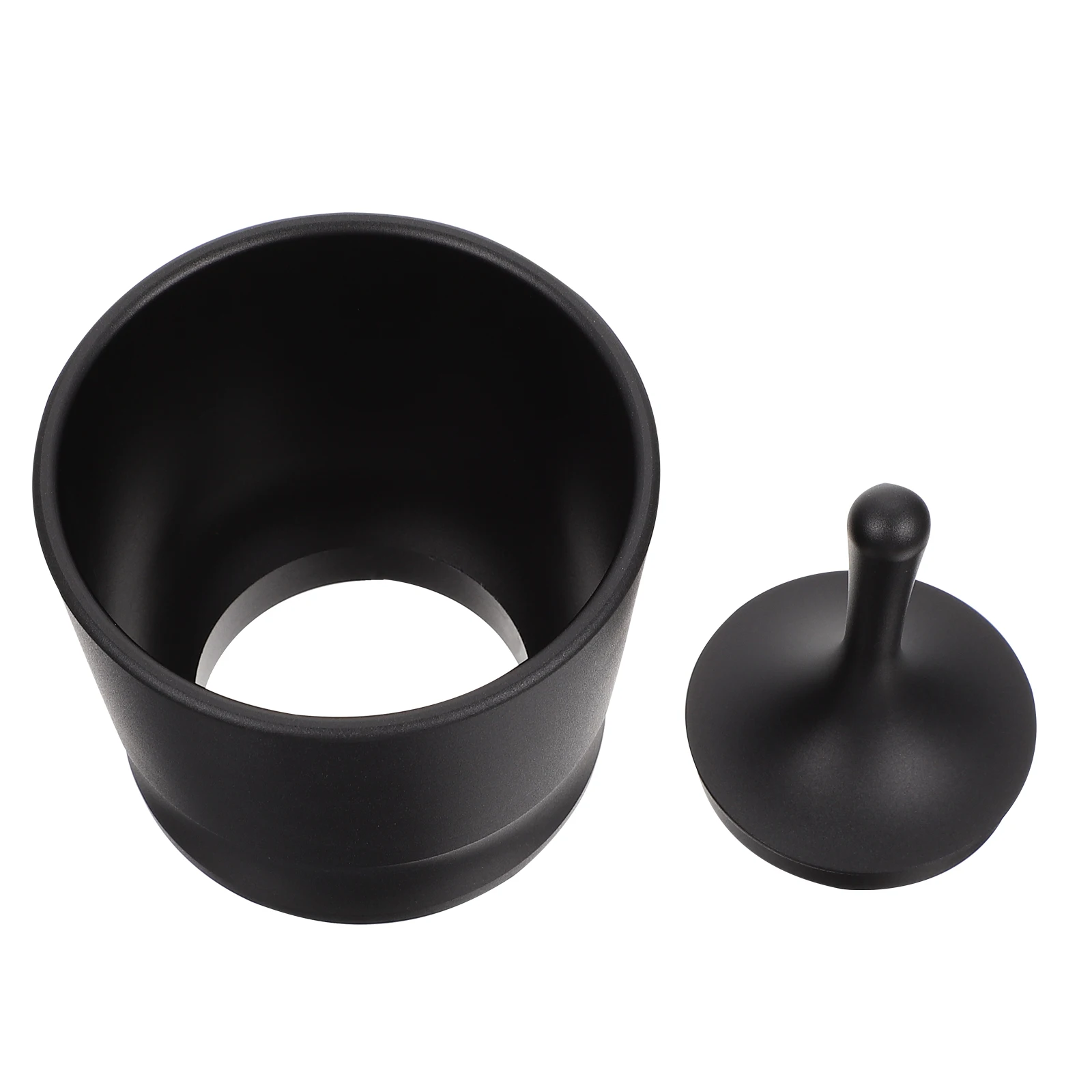 

1pc Coffee Machine Powder Receiving Receiving Powder Storage Cup Cup Aluminum Alloy Portable Office Home Study
