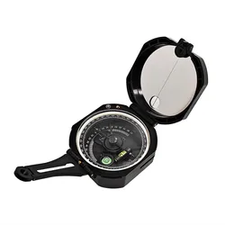 High precision geological compass multifunctional inclinometer compass magnetic declination adjustment noctilucent needle