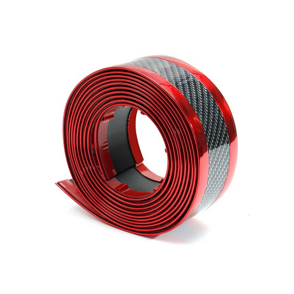 3CM*1M Anti-collision Strip Auto Accessories Free Bending Guard Door Red Fitment for protection Layer SUVs 3CM*1M Anti-collision
