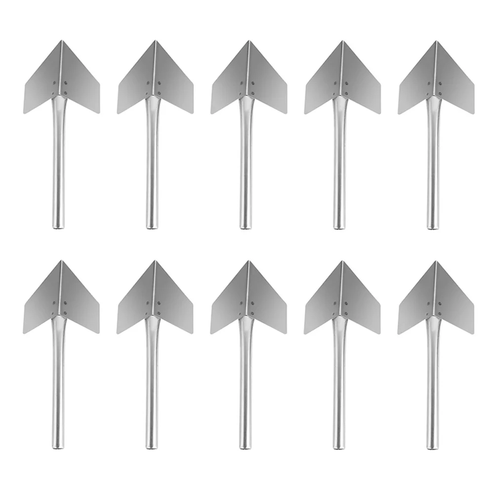 10 Stuks Roestvrij Hoekspaan Ergonomisch Handvat Duurzaam Buiten Hoekmes Gipsplaten Muur Reparatie Tool Buiten Troffel