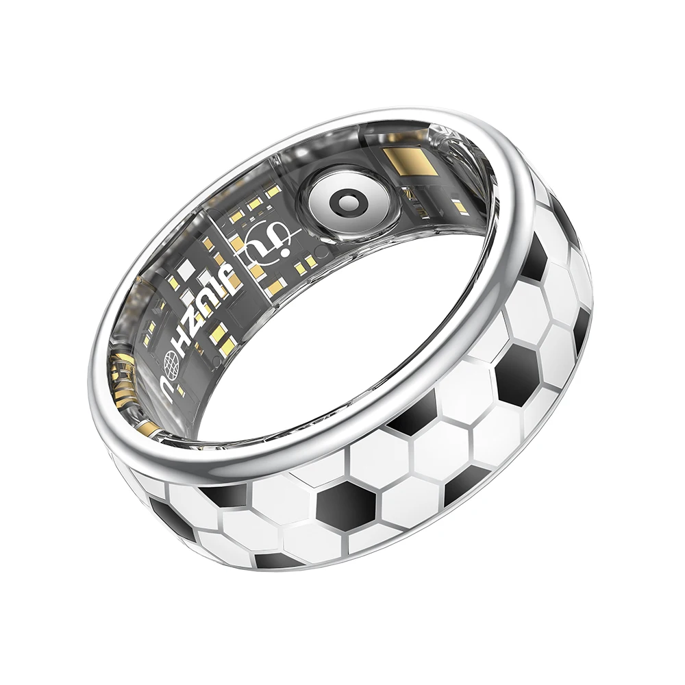 Cross-border new product smart ring, stainless steel heart rate, step counter, incoming call reminder, vibration, sports, sleep