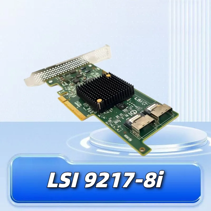 

LSI 9217-8i SAS2308 6G SATA SAS HBA PCIe x8 3.0 LSI + 2x Cable IT Mode ZFS-
