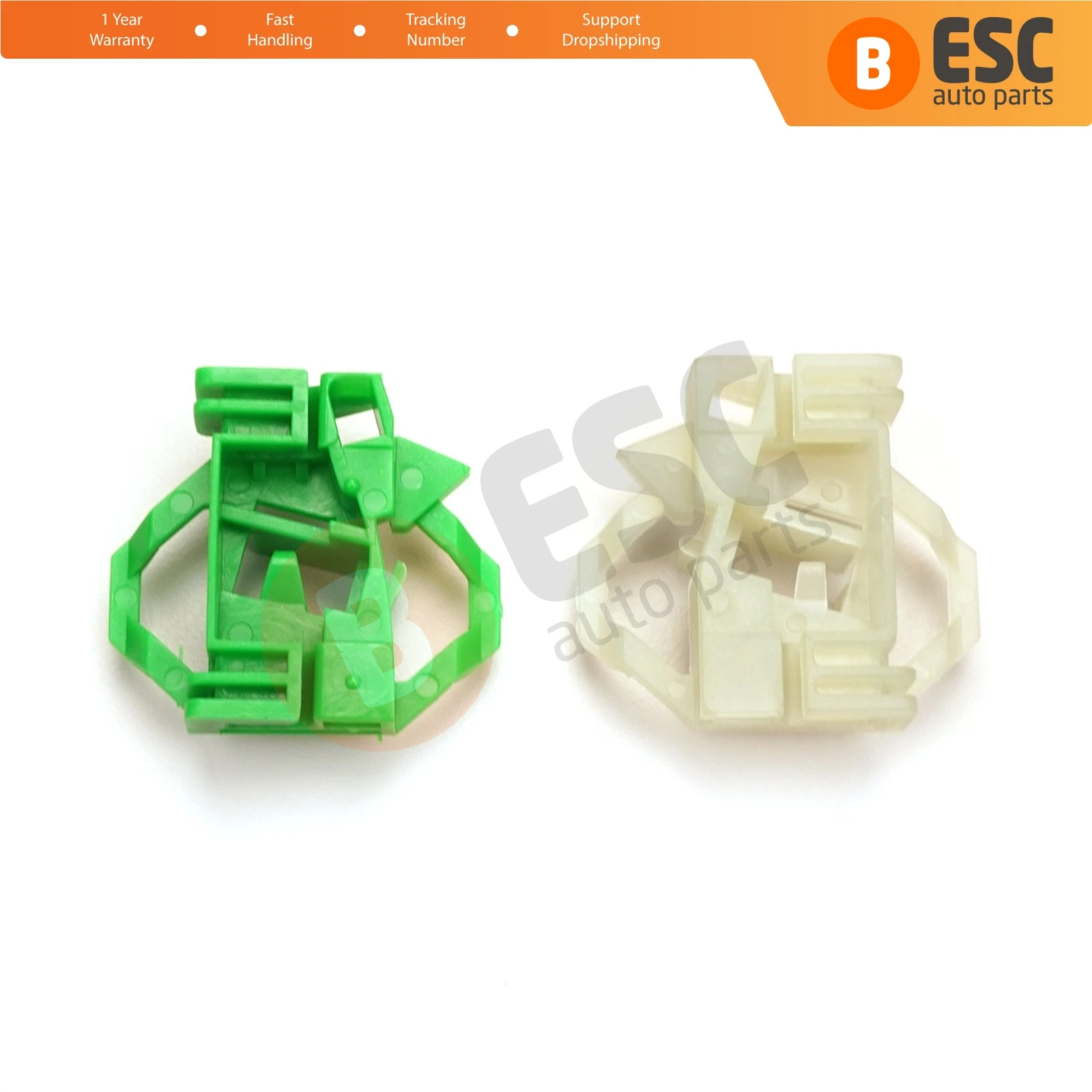 ESC Auto Parts EWR35+EWR62 Window Regulator Repair Clips Front Left 1U0837461B for Skoda Seat VW Fast Shipment Ship From Turkey