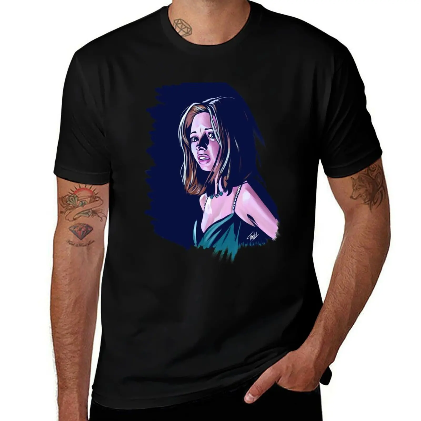 Helen Shivers T-Shirt Outdoor Work Short Sleeve Top T-Shirt
