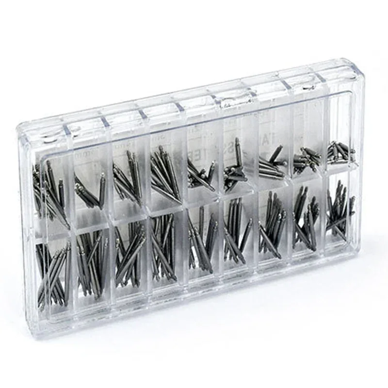 360pcs/Set Stainless Steel Metal Spring Bars V4 Watchband Pins 8mm-25mm Size Strap Belt Pin with Repair Tools Watch Accessories