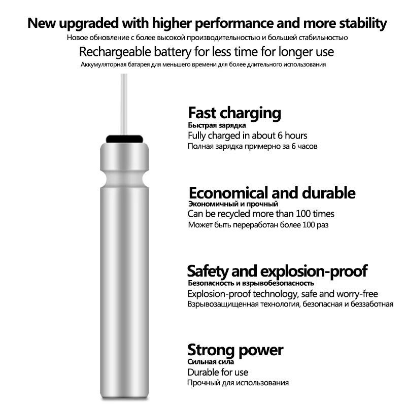 Светящиеся поплавки для рыбалки перезаряжаемые CR425 четыре отверстия USB Универсальные высококачественные электронные зарядные устройства набор поплавок аксессуары
