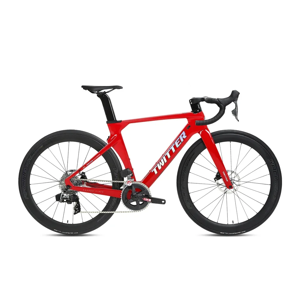 TWITTER R10pro Wireless Electronic Transmission RIV eTap AXS-24S Hydraulic Disc Brake Breaking Wind Racing Full Carbon Road Bike