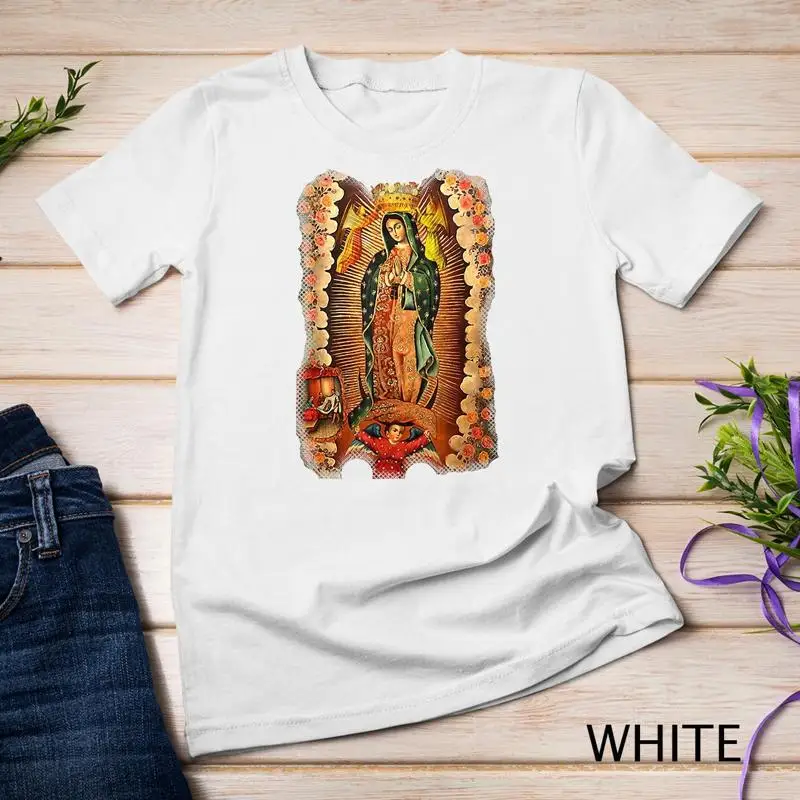 Nuestra Señora de Guadalupe Virgen María México Tilma Juan Diego Camiseta unisex
