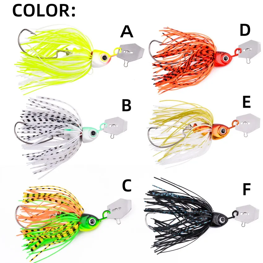 1pc Chatterbait 12g 15g 20g 25g Bladed Jig Needle Stinger Hook Vibration Wire Power Chatter Bait Pike Bass Jigs Fishing Lure