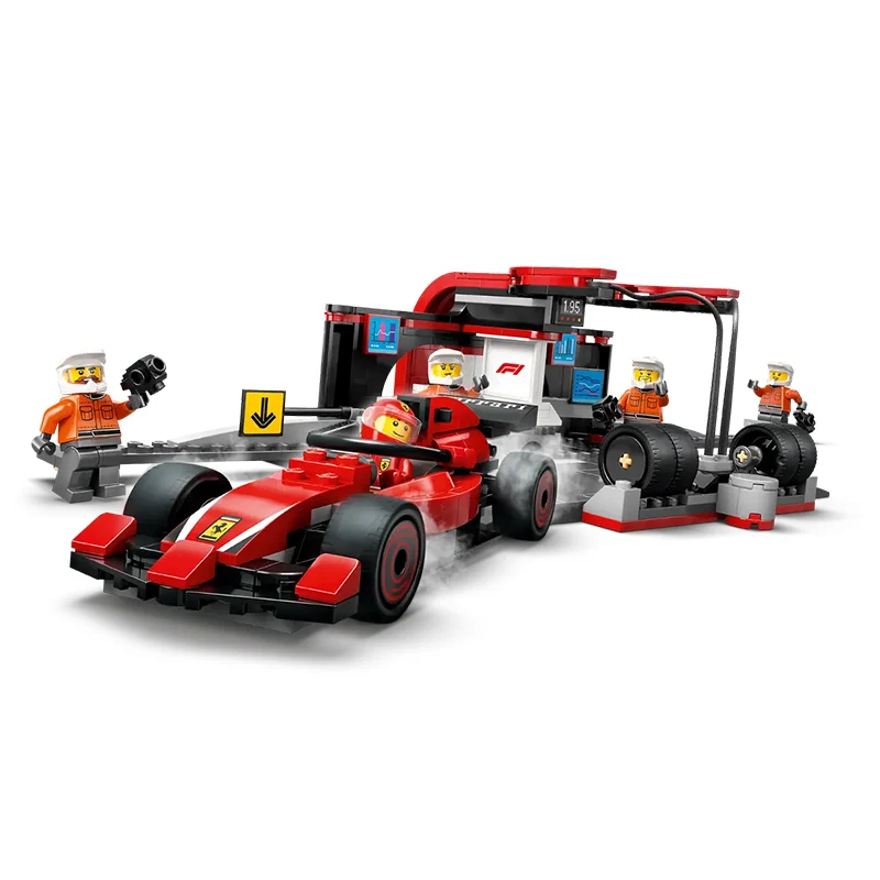 Cada moc red bull racing rb20 f1 série de corrida blocos de construção cidade kick carro blocos de construção brinquedo presente