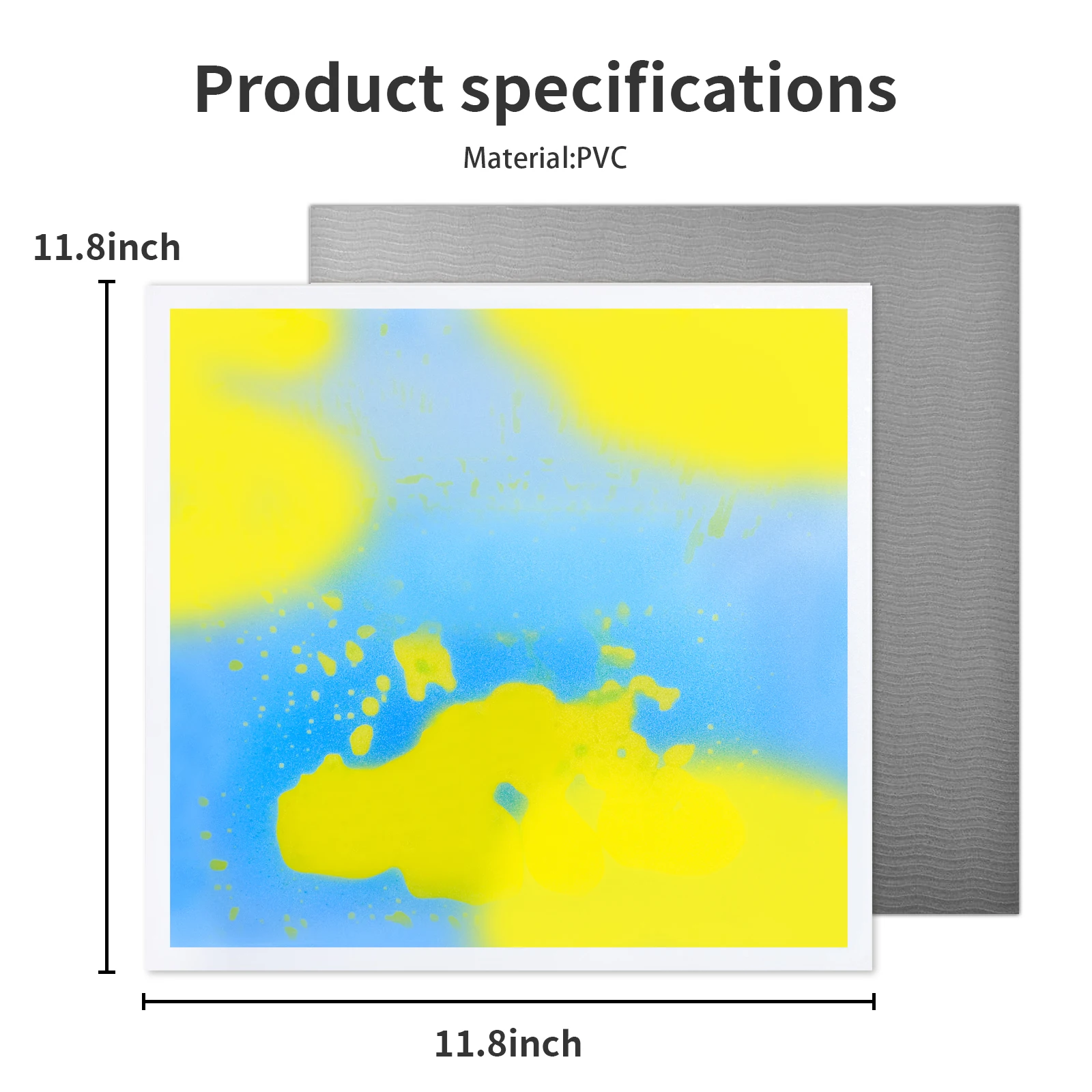 الألعاب الحسية البصرية الملونة: وسادة أرضية حسية حسية ناعمة للأطفال غير سامة #5