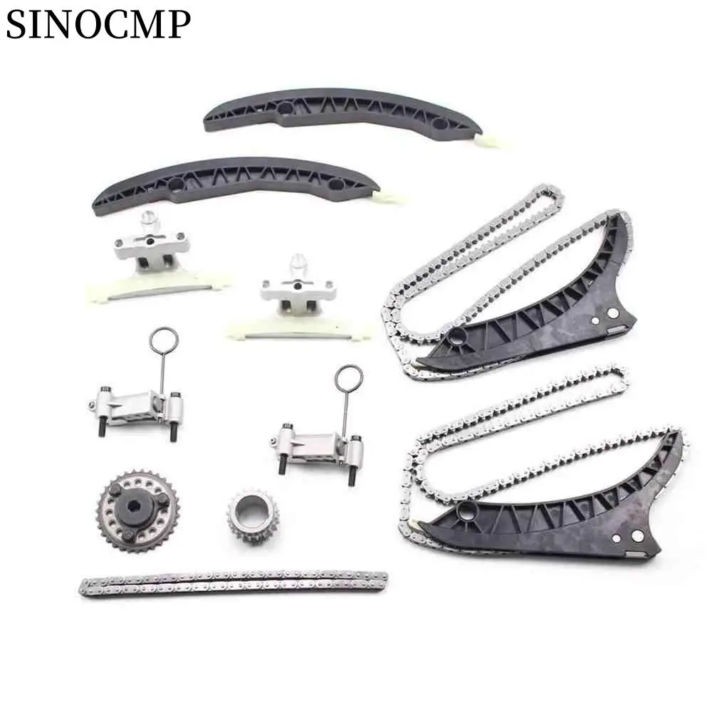 

S63B44 S63 4.4 Комплект цепи ГРМ двигателя для двигателей 2008-2019 BMW X5 M E70 F85 X6 M E71 F86 M5 M6 Автомобильные аксессуары Запчасти