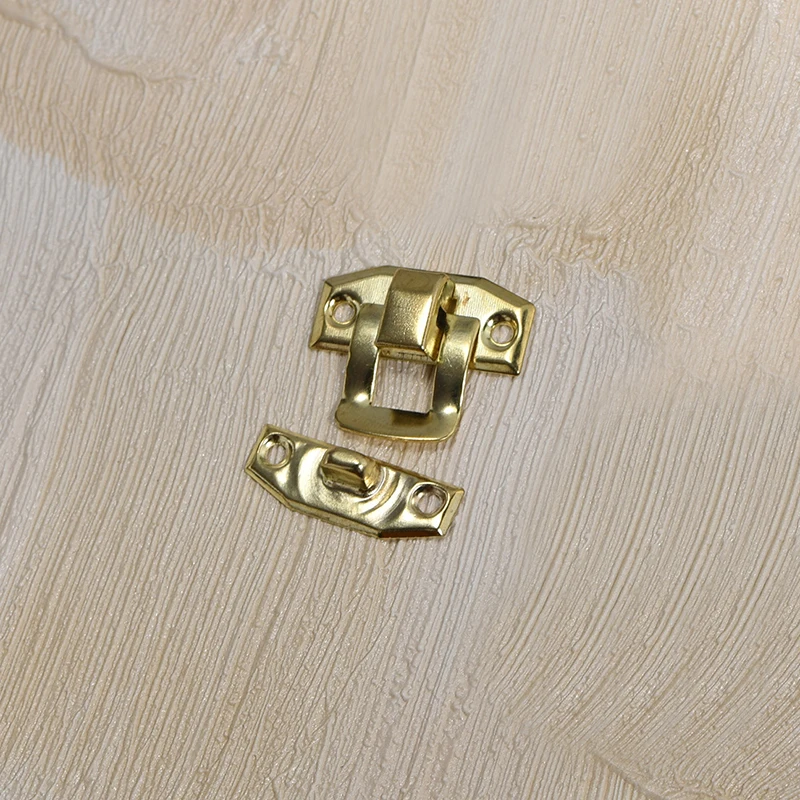 Handicraft Buckle Decoration Practical Wooden Box Buckle Jewelry Box Accessories Small Box Buckle Packaging Box Cursor Buckle