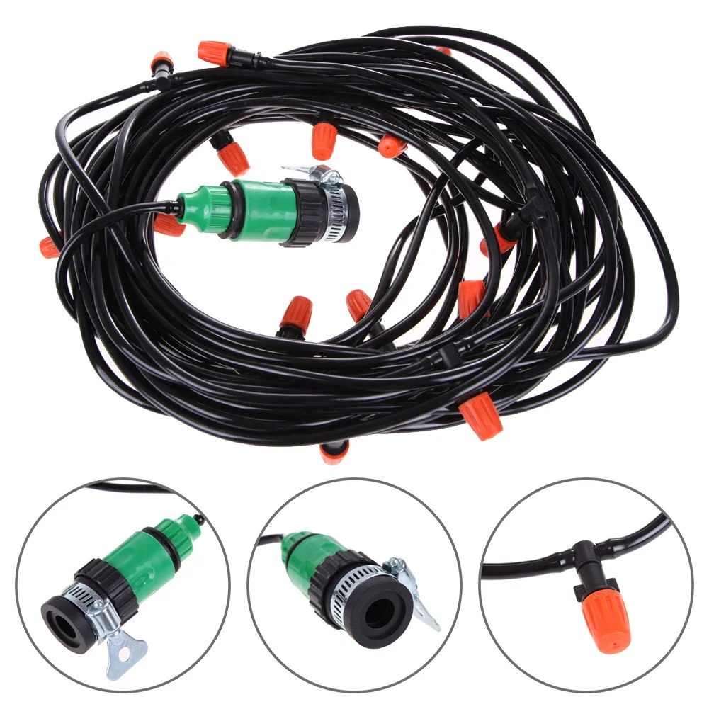 DIY Drip Irrigation System Automatic Watering Kit Irrigation Tools Garden Hose Adjustable Dripper Garden Tool Set Saveing Water