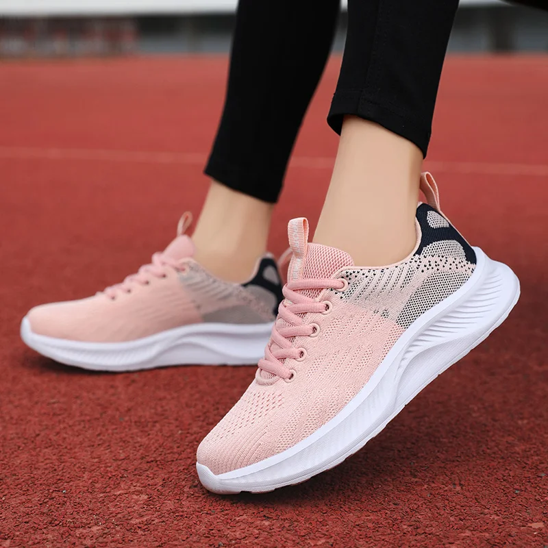 

Summer Woman Shoes Casual Running Platform Soft Sole Sneakers Fashion Brand Walking Breathable Slow Running Vulcanized Shoes