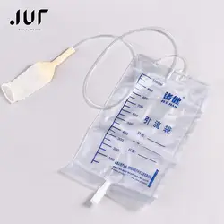 5P Medical Latex Sleeve Type Urine Bag Male Drainage Catheter Bag 1000ML Urine Collector Bag Holder Bed Incontinence Urinal Pee