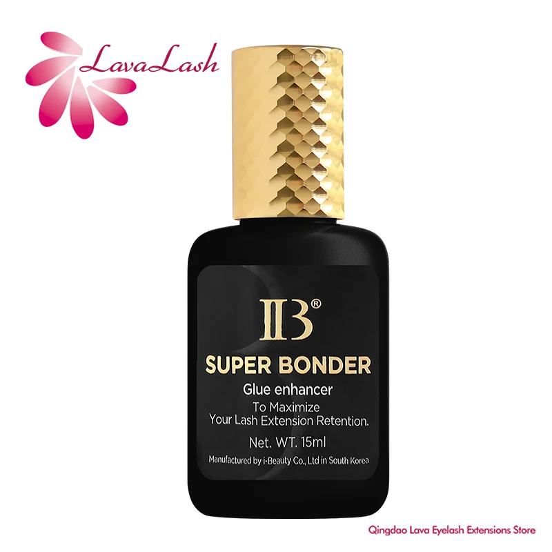 1 Bottle Korea Original IBeauty Super Bonder Glue for Eyelash Extensions Clear False Lash Adhesive Makeup Tools IB Primer 15ml