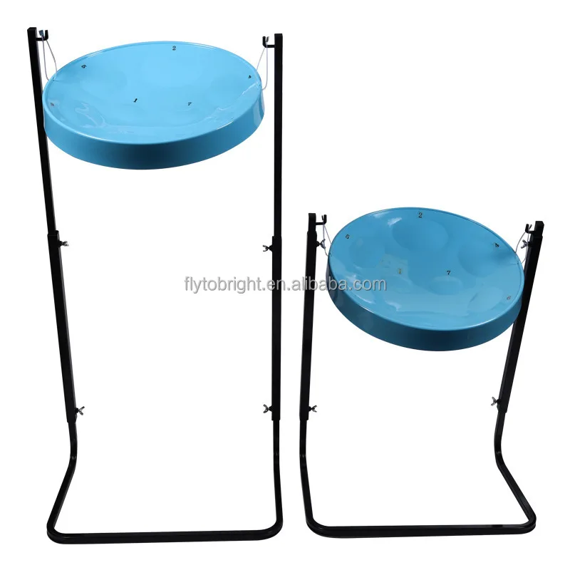 In Stock 16 Inch Stainless Steel Double Layer Handpan Tongue Drum Steel Pan Percussion Musical Instrument Stand for Beginner view 2