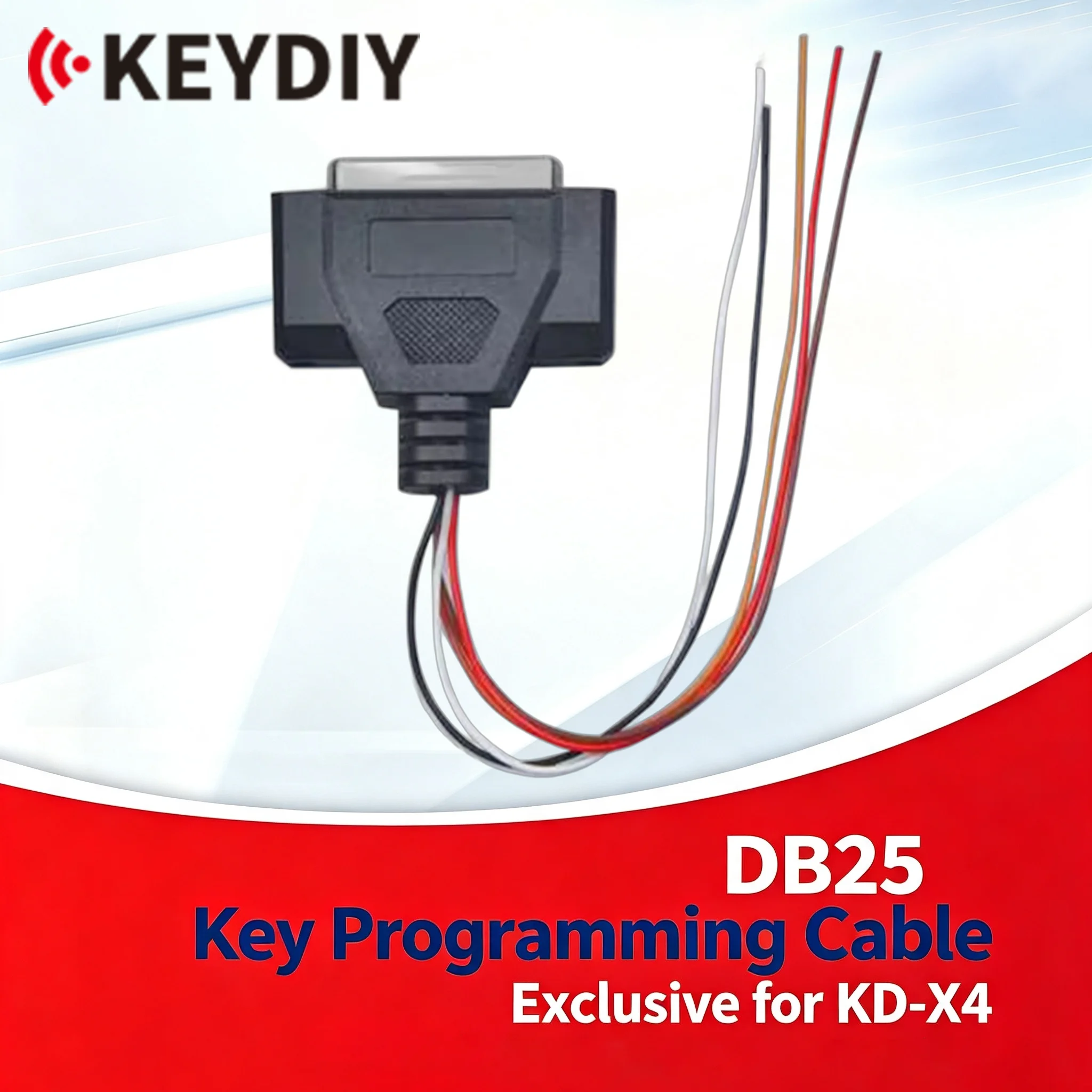 KEYDIY DB25 Key Programming Cable Exclusive For BMW BDC2 BDC3 BCP LCD Keys For VW Audi Porsche Skoda 5C 5D Keys For KD-X4 Work