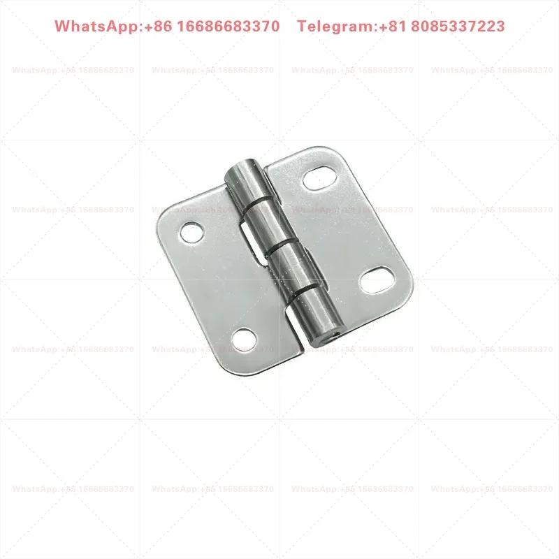 304 Stainless Steel HFV01-61 SHPSNA8 Industrial Adj. Waist Hole Butterfly Hinge-10Pcs