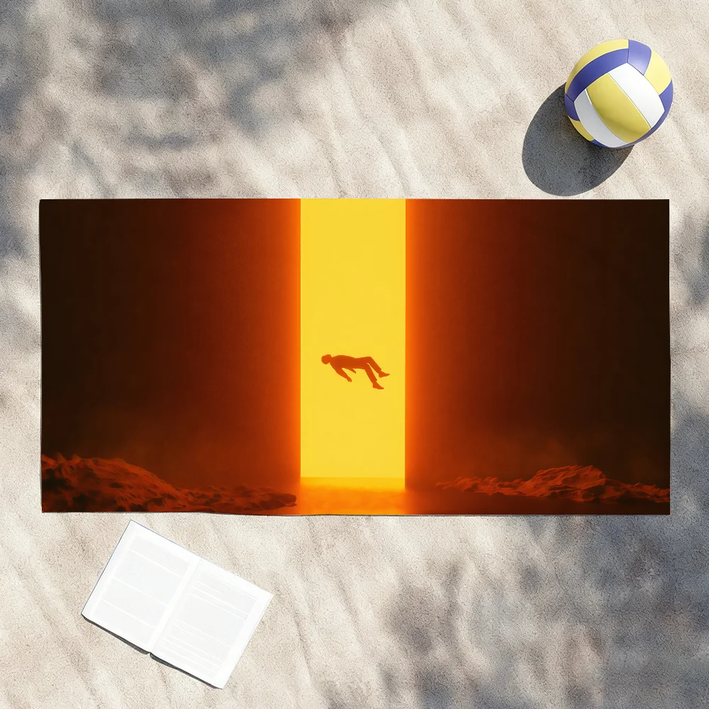 Band G-Gaerea-S Loss Towel Soft Lightweight Anti-Sand Large Beach Towel Quick-Drying Bath Sports Family