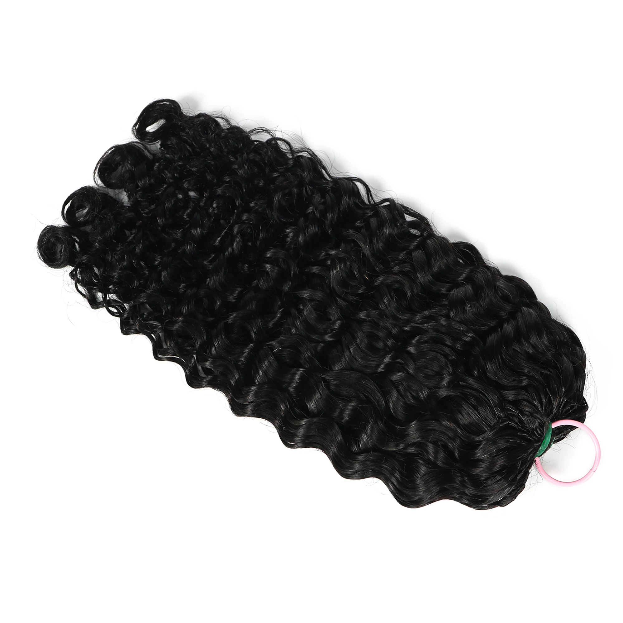 100G Feather Crochet Human Hair For Women Pre-Separated Loose Deep Curly Hair Knotless Miracle Invisible Knots 100% Human Hair