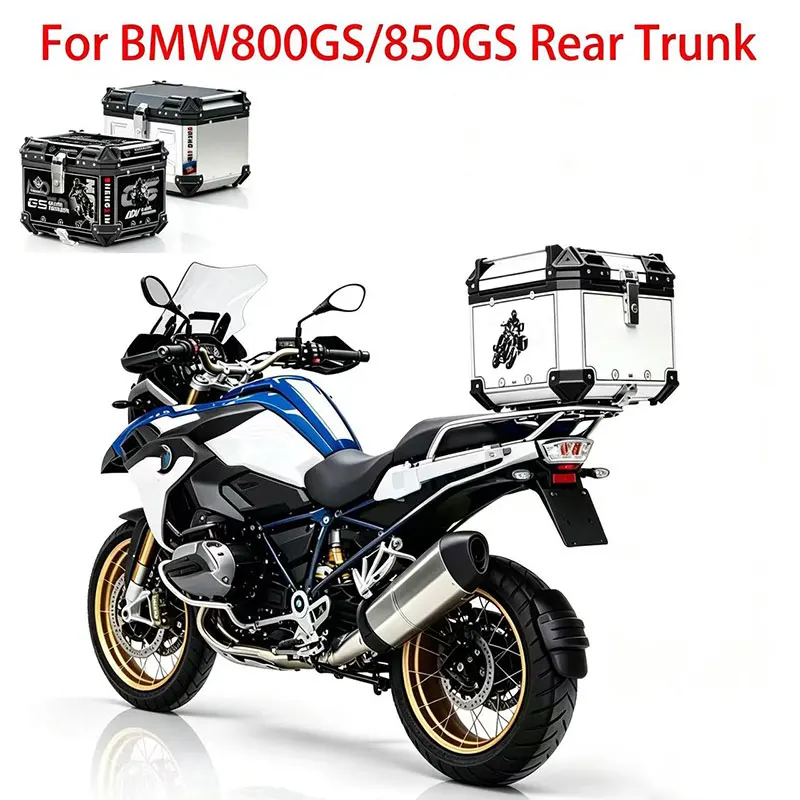 For BMW800GS/850GS Motorcycle Modified Tail Box Support Holder Rear Cargo Carrier Bracket Enlarged Rack Top Case Base Bracket