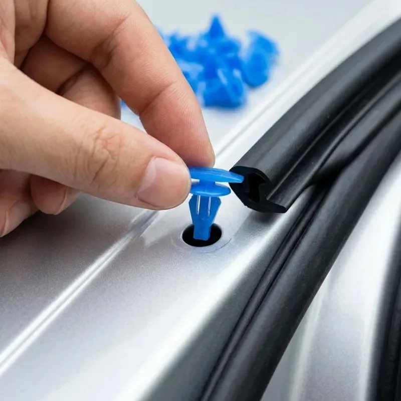 Universal Automotive Fastening Clip for Door & Window Sealing Strip Interior Snap Fasteners Car Accessories 30/40/50/100pcs