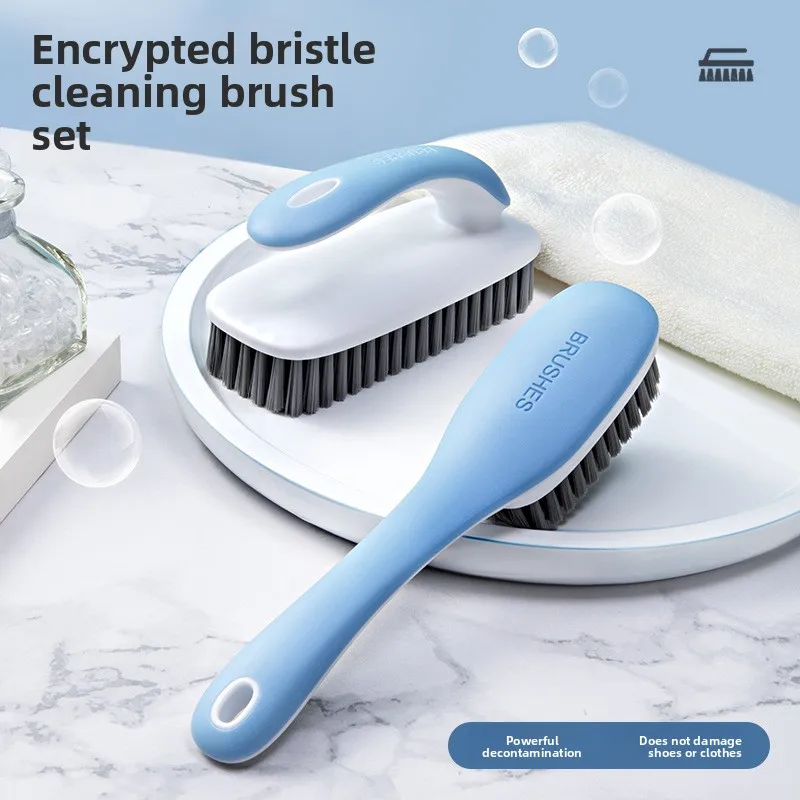 2/PCS Shoe Brush  Laundry Brush Set Multifunctional Cleaning Brushes for Shoes Clothes Soft Bristle Scrub Brushes