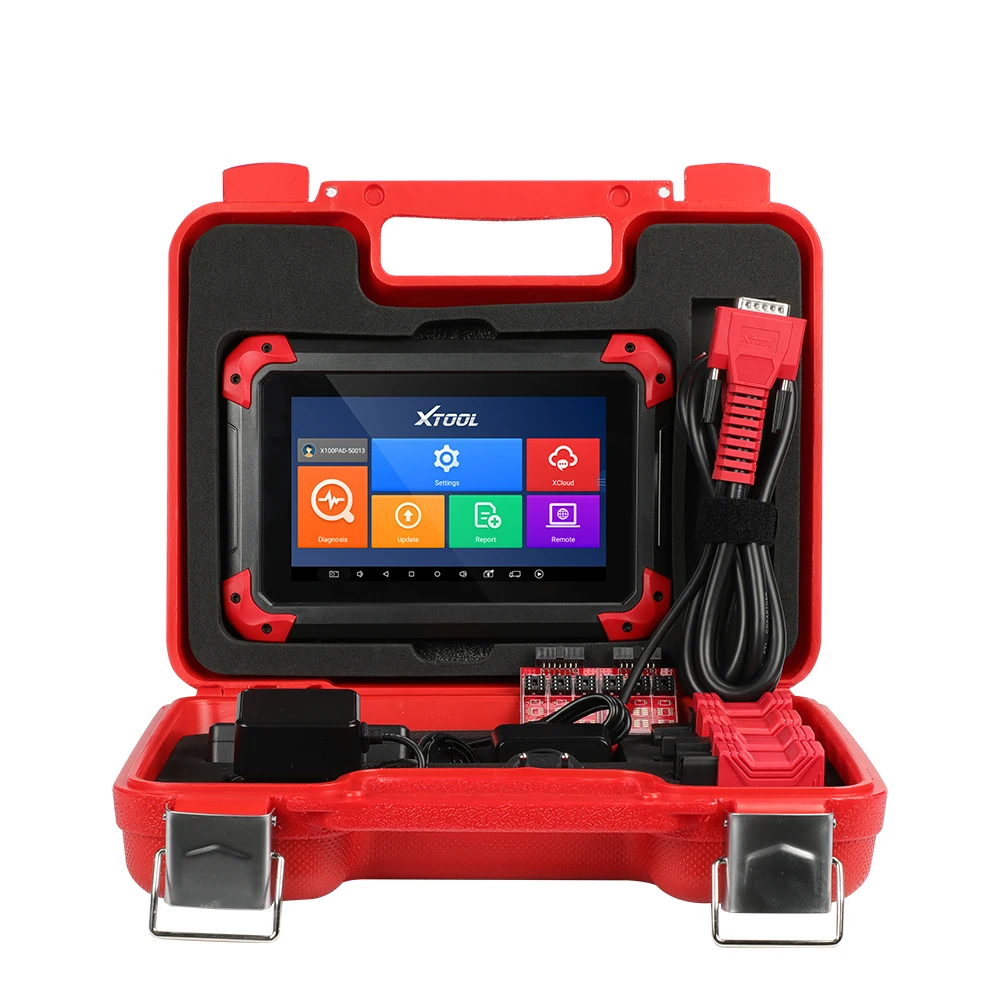 Originnal X100 PAD PLUS OBDII Car Diagnostic Tool X100 Key Programmer With 12 Special Functions Update Online for X-TOOL